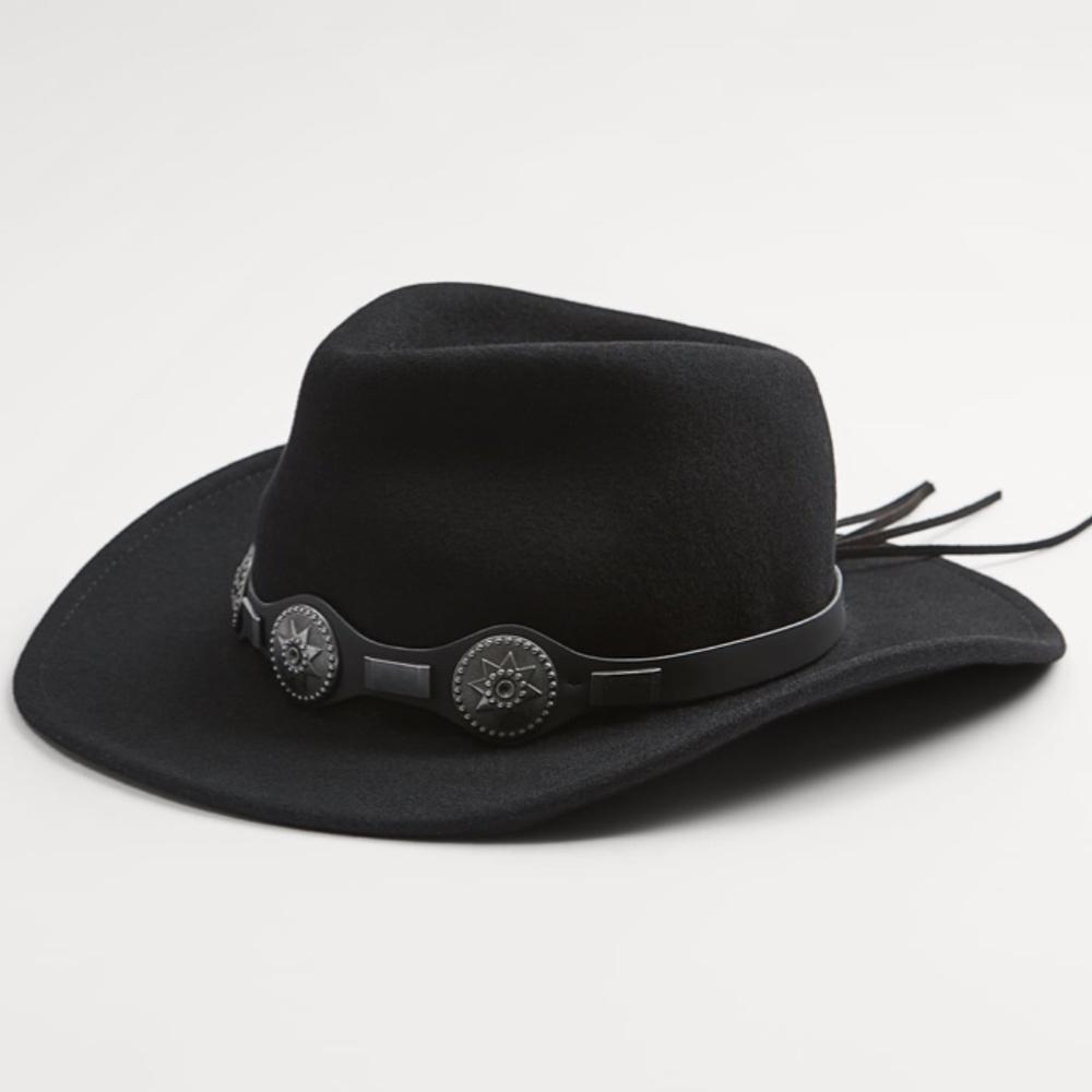 NWT Felt Hat with Band/ Panama